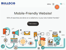 Tablet Screenshot of marketingbulldog.com